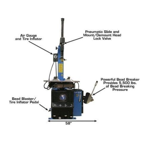 Atlas Tilt-Back Column Tire Changer
