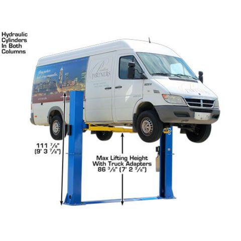 Atlas 10,000 lb Baseplate 2-Post Lift
