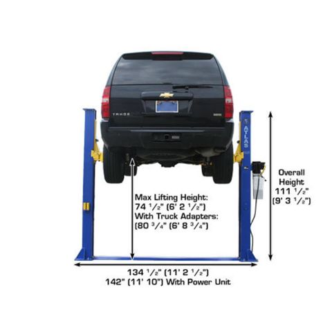 Atlas 9,000 lb 2-Post Base Plate Lift