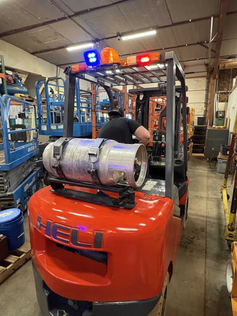 2022 Heli 5k “Pneumatic tire” dual fuel forklift